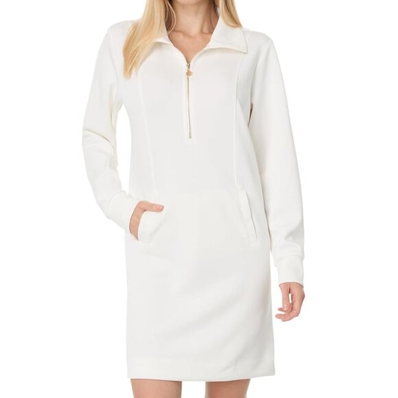 Lilly Pulitzer Eleni UPF 50+ Dress n White Size Small NWT - Picture 1 of 4